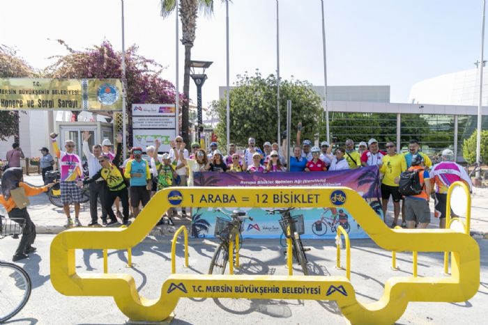 Mersin Büyükşehir’in “Avrupa Bisiklet Rotaları Ağı ve Bisiklet Stratejeleri ve Saha Çalışması” Programı Tamamlandı